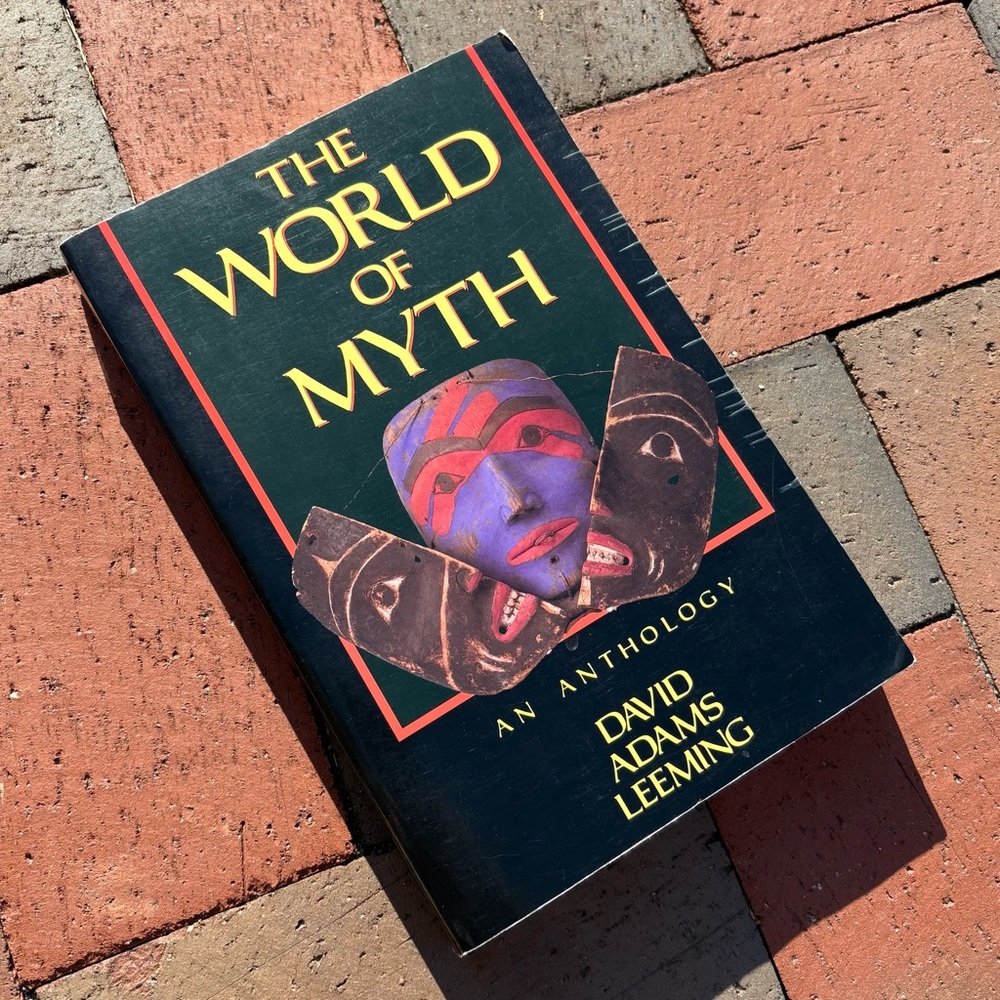 1990 The World of Myth Anthology Aphrodite Egyptian Jesus Oxford University